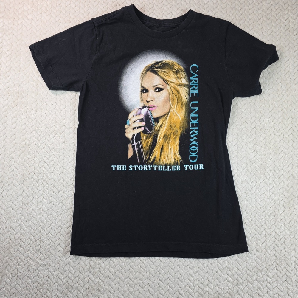 Carrie Underwood The Storyteller Tour 2016 Graphic T-Shirt Black XS‎ Concert Tee
